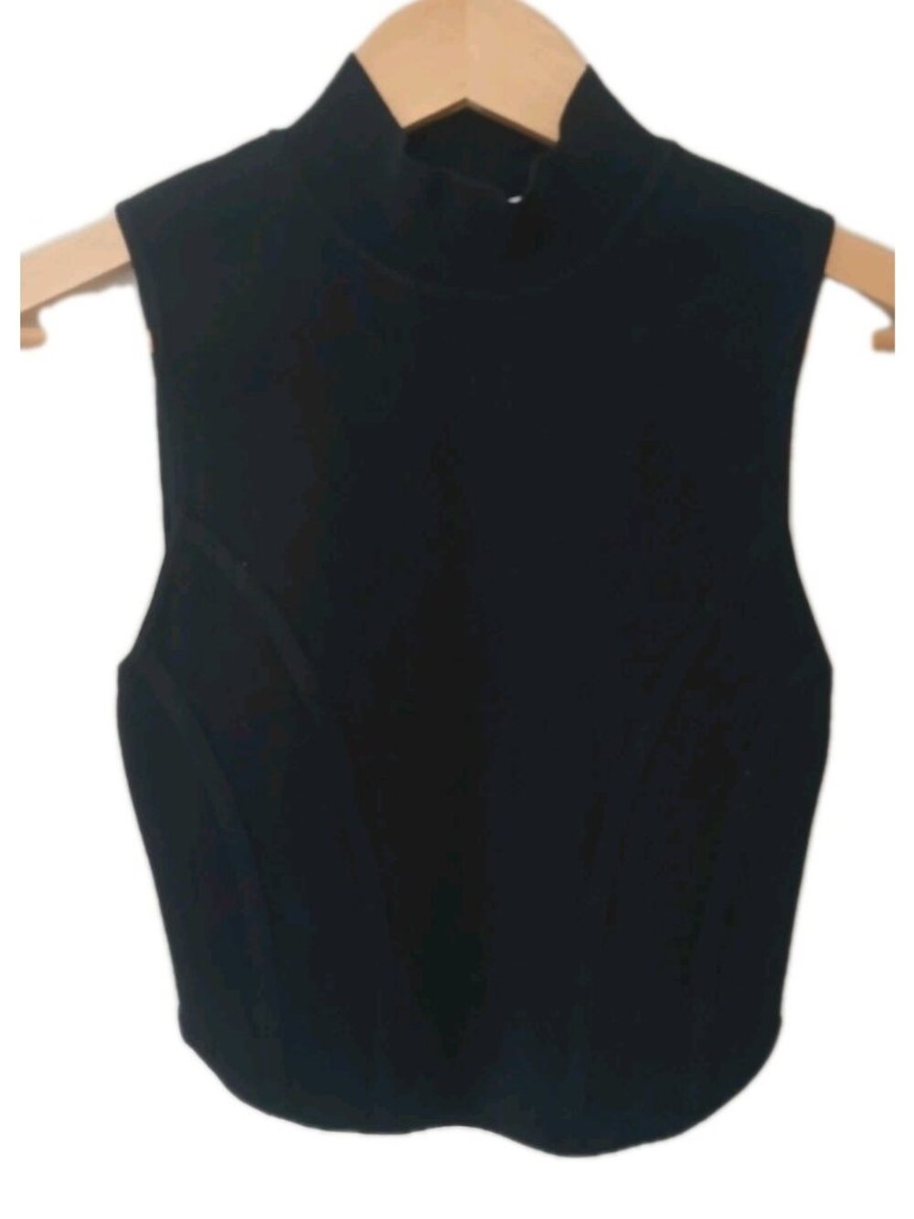 Aritzia Babaton Sculpt Knit Mockneck Ribbed Tank Top